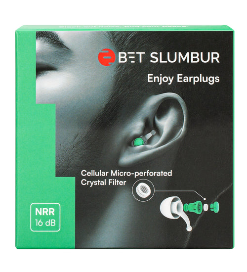 BET SLUMBUR ENJOY Full-Frequency Real Noise Reduction Earplugs